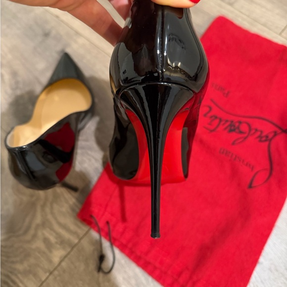 Christian Louboutin Black Patent Heels - Picture 7 of 10